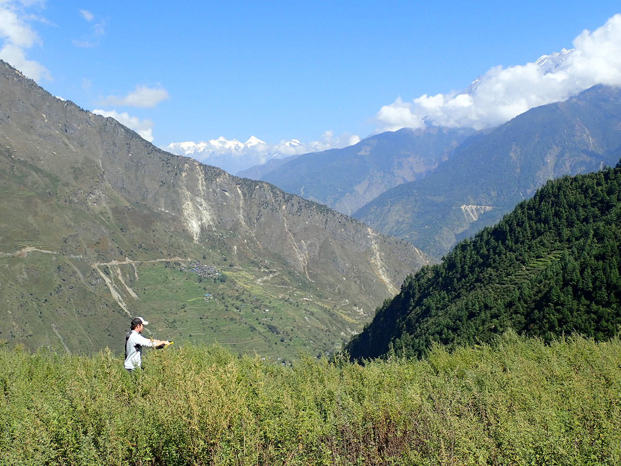 On fieldwork in Nepal
