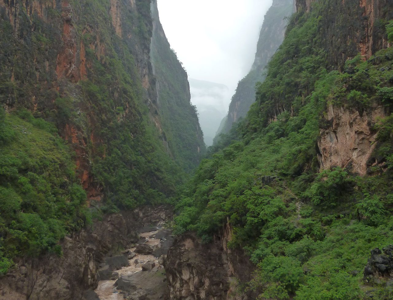 River incision in Yunnan